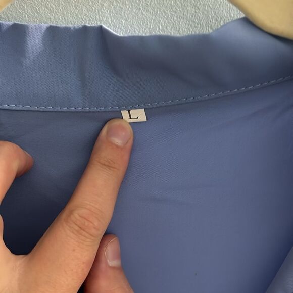 Blue Collared Blouse - Picture 2 of 3